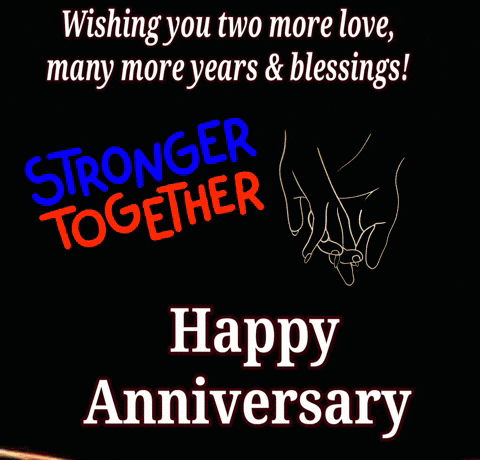 Greeting Card Wishing Two More Love Many More Years & Blessings