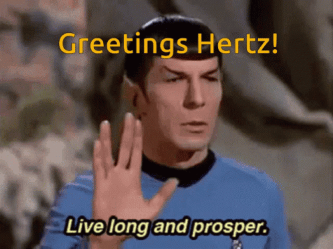 Greetings Hertz Live Long And Prosper GIF