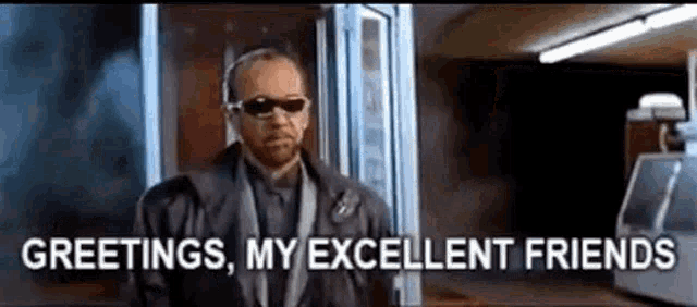 Greetings My Excellent Friends GIF