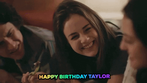 Greets Taylor Swift A Happy Birthday GIF