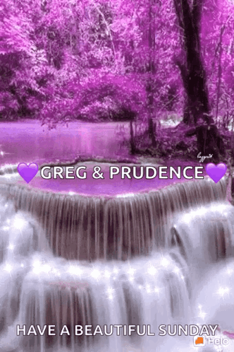 Greg And Prudence Sunday Waterfall GIF