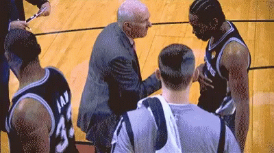 Gregg Popovich Punch Kawhi Leonard GIF