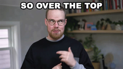 Gregory Brown Over The Top GIF