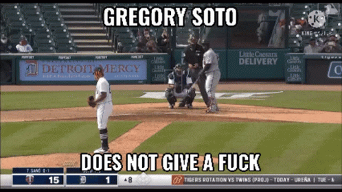 Gregory Soto Does Not Give a Fuck Playing Baseball