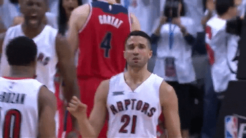 Greivis Vásquez Raptors Jersey Number 21 GIF