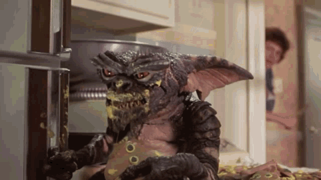 Gremlin Old Goblin Eating GIF