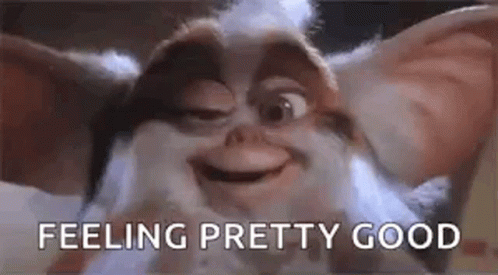 Gremlin Smiling Feeling Pretty Good GIF