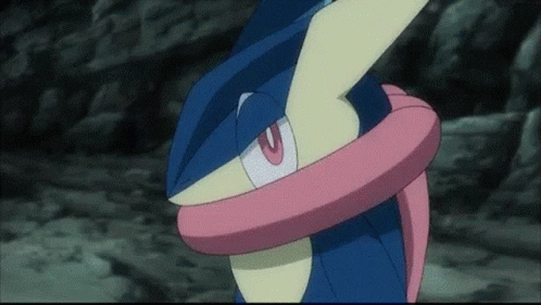 Greninja Agreeing GIF