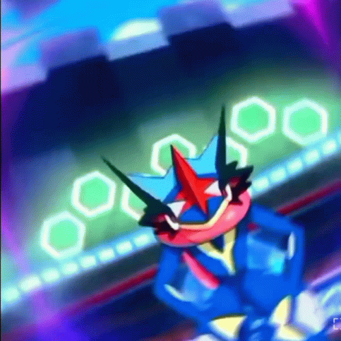 Greninja Ash Team Up GIF
