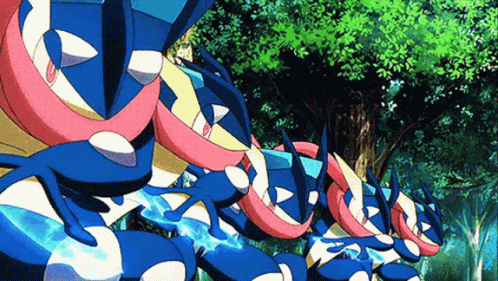 Greninja Clone Attack GIF