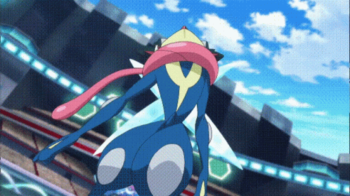 Greninja Falling GIF