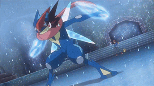 Greninja Ice Attack GIF