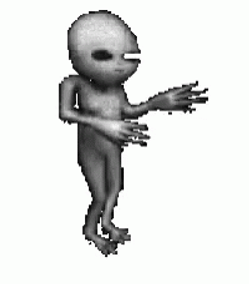Grey Alien Random Dance GIF