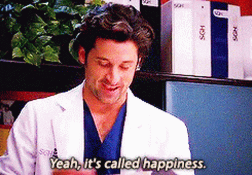 Grey's Anatomy Derek Shepherd Feeling Happy GIF