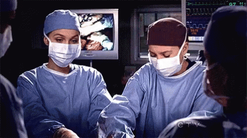 Grey's Anatomy Doctors Operating GIF
