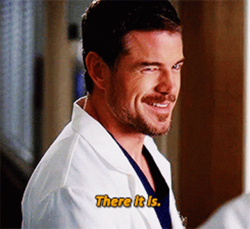 Grey's Anatomy Mark Sloan Winking Eyes GIF