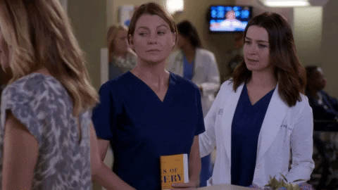 Grey's Anatomy Meredith And Amelia GIF