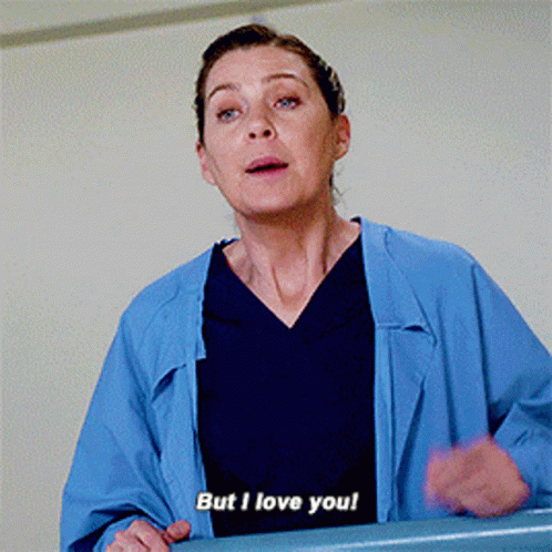 Grey's Anatomy Meredith Expressing Love GIF