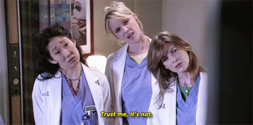 Grey's Anatomy Trust Me It's Not GIF