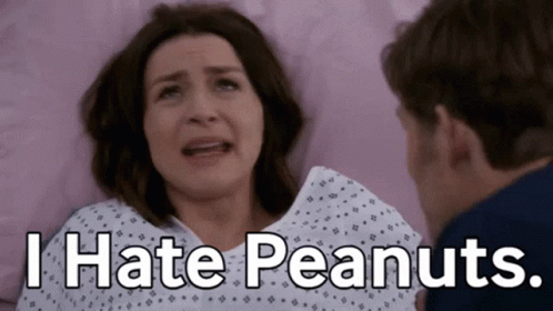 Greys Anatomy Amelia Shepherd I Hate Peanuts GIF