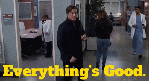 Greys Anatomy Atticus Lincoln Everything Is Fine GIF