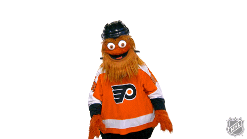 Griddy Philadelphia Flyers Mascot GIF