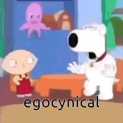 Griffin and Stewie Talking Egocynical