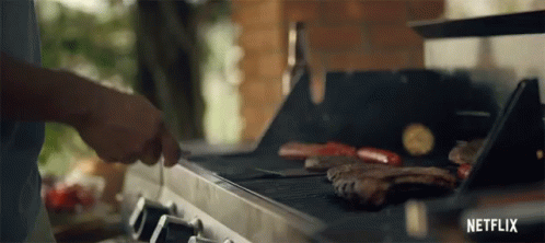 Grilling Flip Burger Pattie GIF