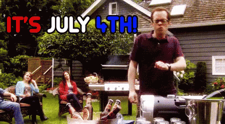 Grilling In July Fourth GIF