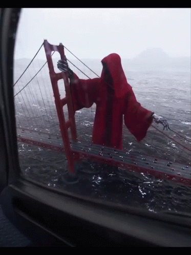 Golden Gate Grim Reaper Halloween GIF