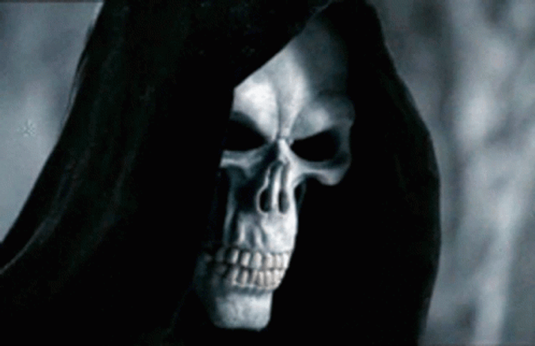 Grim Reaper Confused Pratchett GIF
