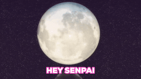 Grim Reaper Hey Senpai GIF