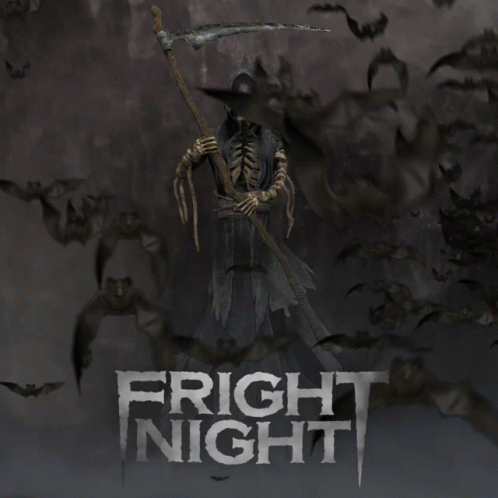 Grim Reaper Holding Scythe Fright Night