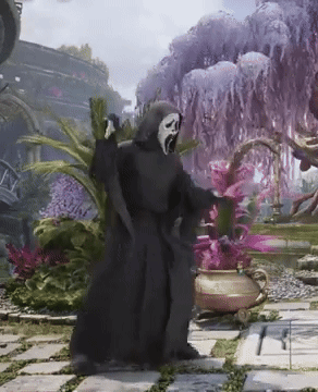 Grim Reaper in Black Robe