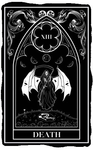 Grim Reaper Tarot Card GIF