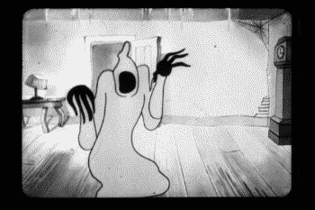 Grim Reaper Vintage Halloween Cartoon GIF