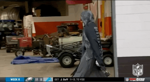 Grim Reaper Visiting Cleveland Browns Football GIF