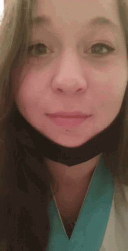 Grimace Facial Reaction Silly Face Woman GIF