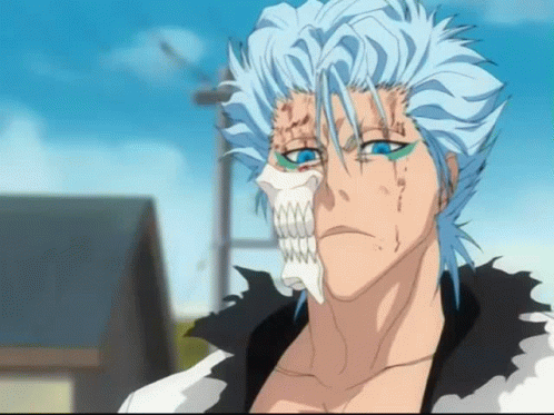 Grimmjow Attacking Ichigo From Air GIF