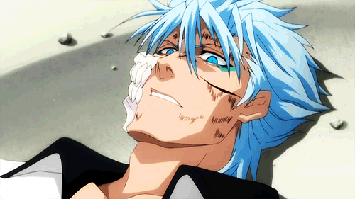 Grimmjow Glitch Art GIF