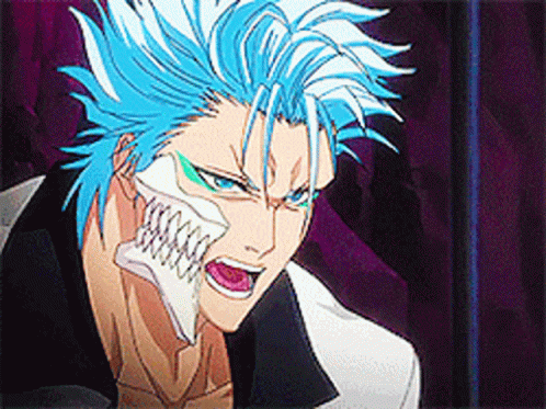 Grimmjow Jaegerjaquez Screaming GIF