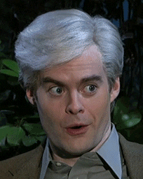 Bill Hader's Grin Face GIF