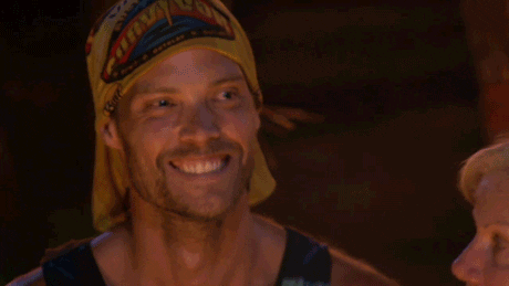 Australian Survivor Star David Genat Grin Face GIF