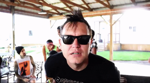 Mark Hoppus Grin GIF