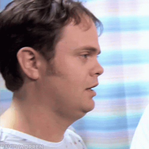 Rainn Wilson Strange Grin GIF