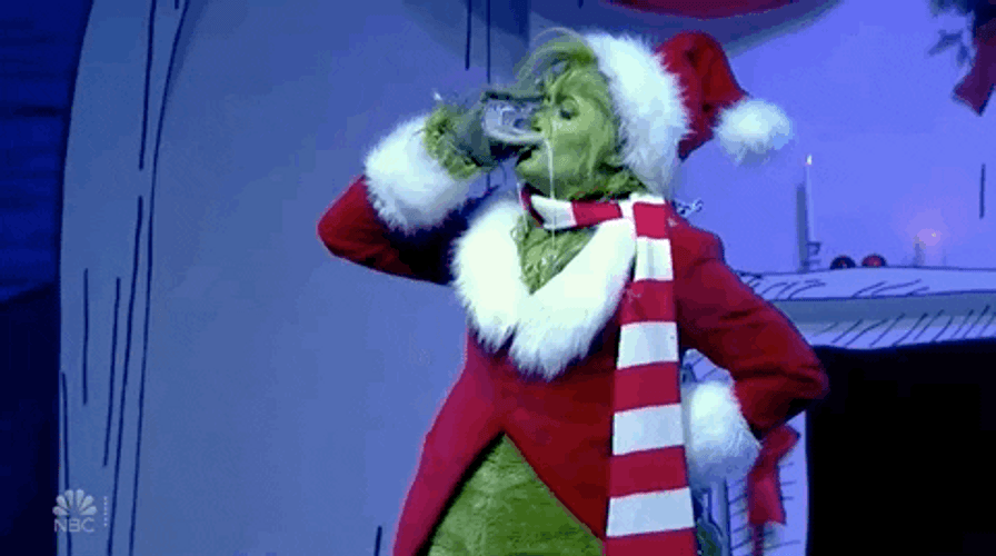 Grinch Almost Got Heart Attack GIF