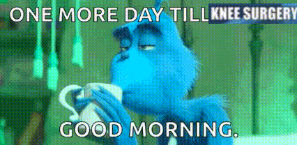 Grinch Drinking Coffee Says One More Day Till Knee Surgery Good Morning