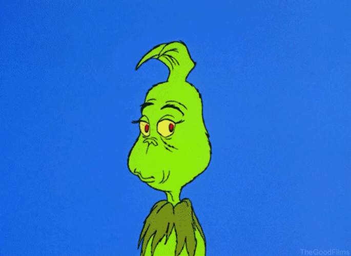 Grinch Heart On His Head GIF