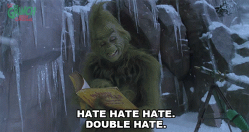 Grinch Reading Book Loathe