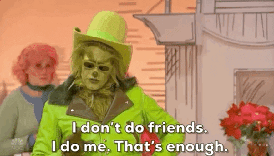 Grinch With No Heart For Friendship GIF